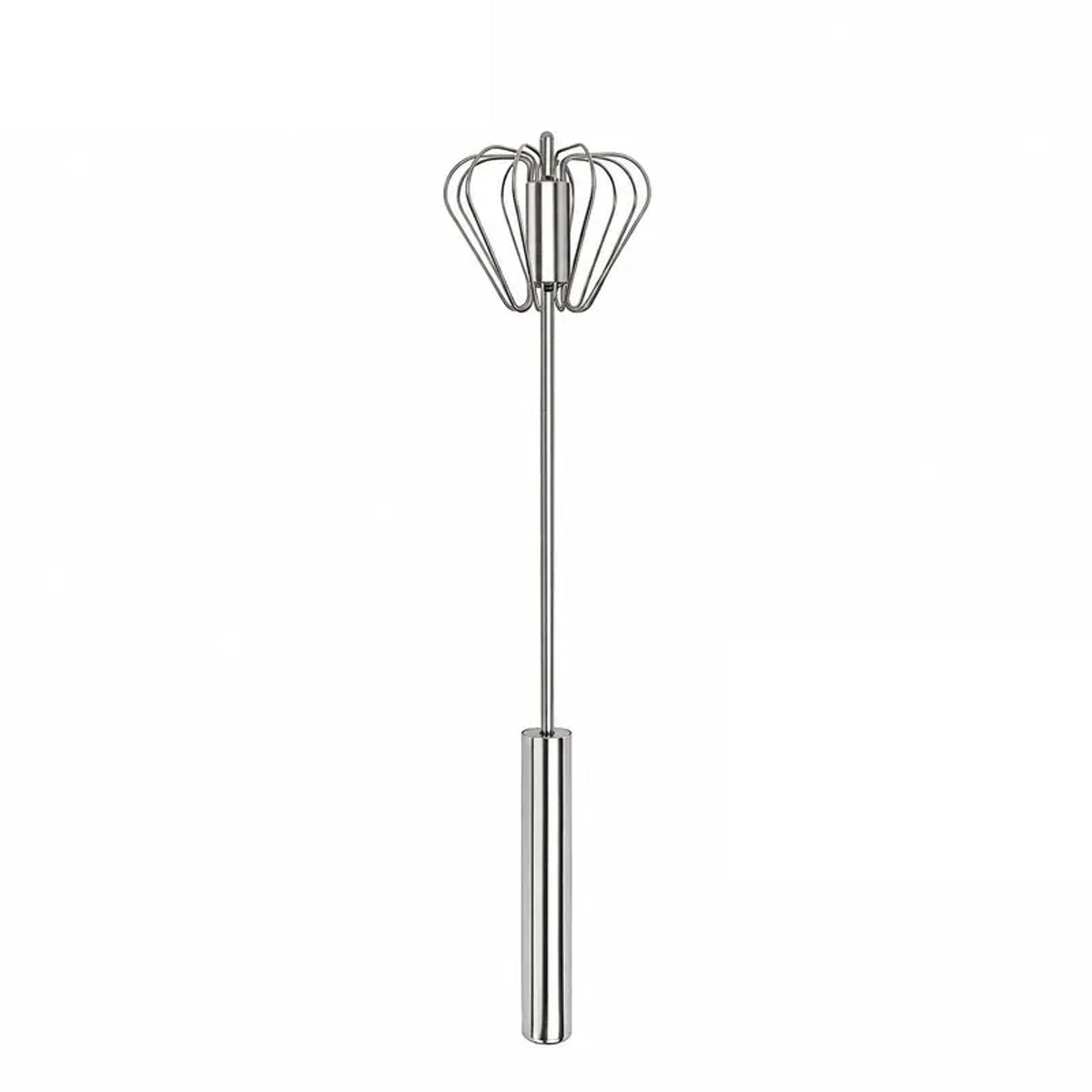 Stainless Steel Hand-Push Rotary Whisk