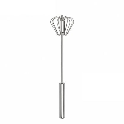 Stainless Steel Hand-Push Rotary Whisk