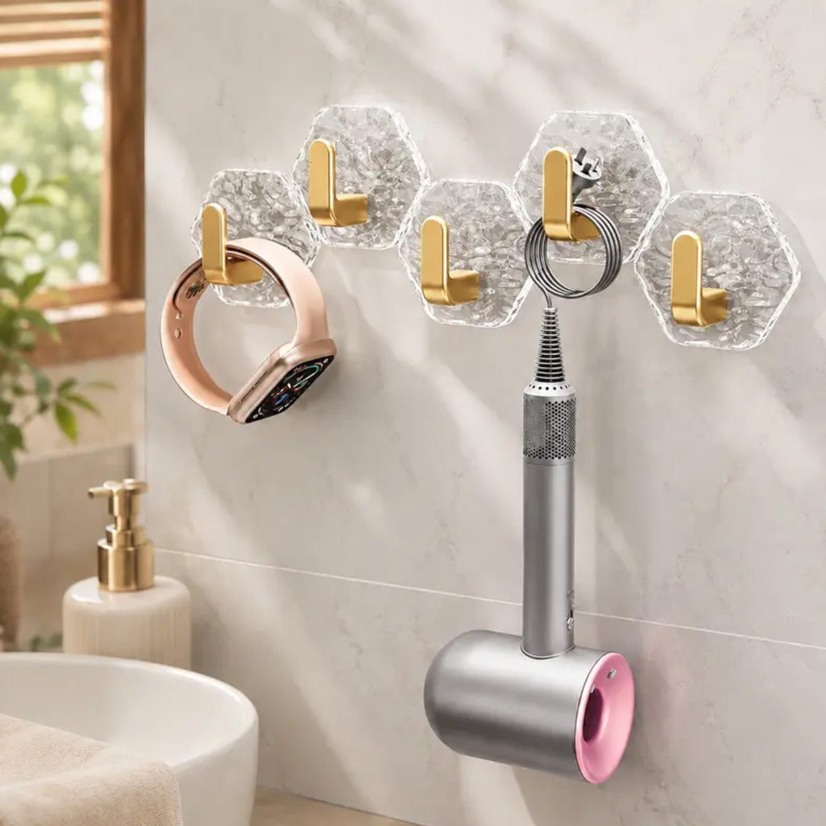 Heavy Duty Self-Adhesive L Hooks