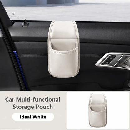 Leather Car Door Storage Pocket