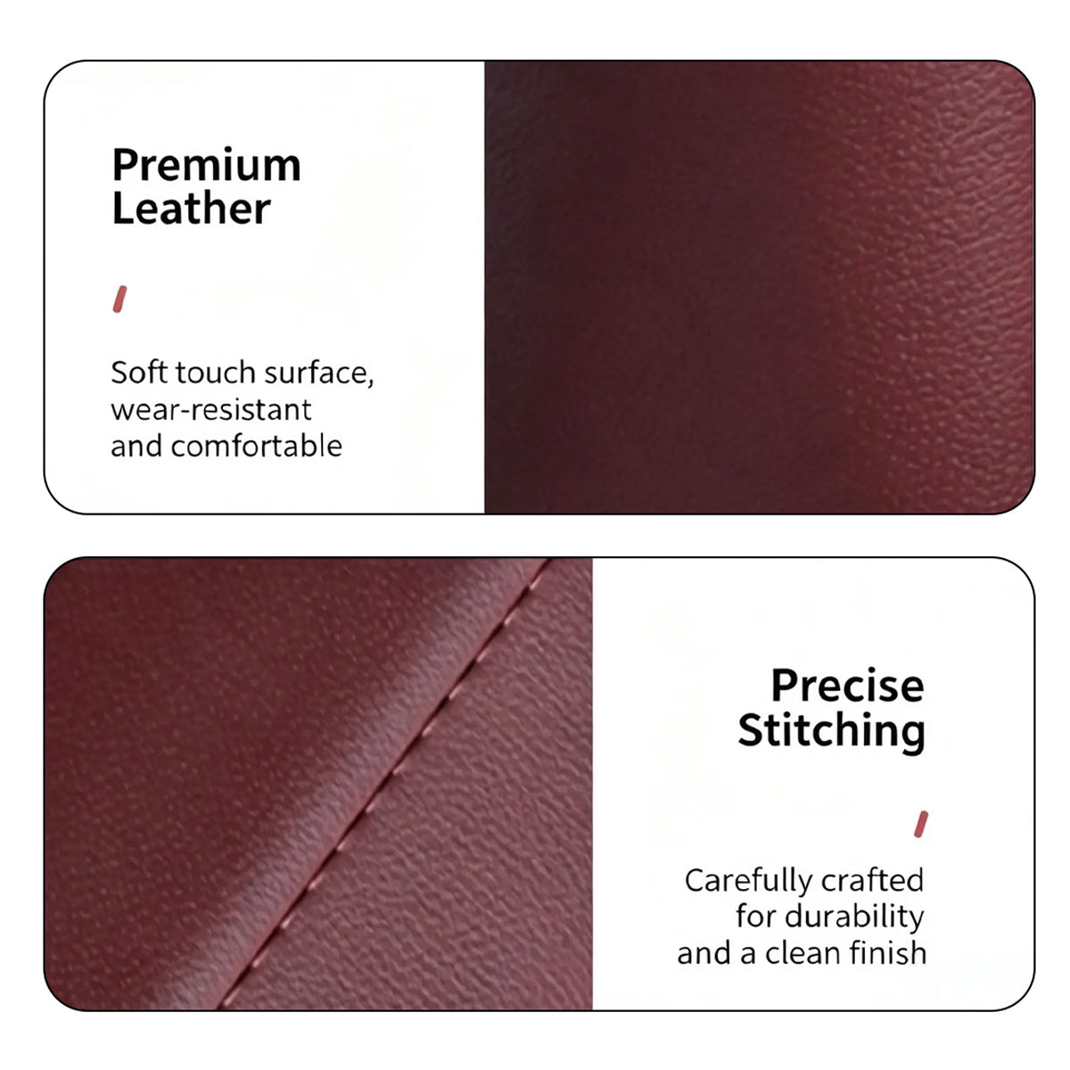 Leather Car Door Storage Pocket