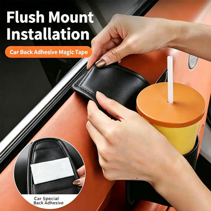 Leather Car Door Storage Pocket