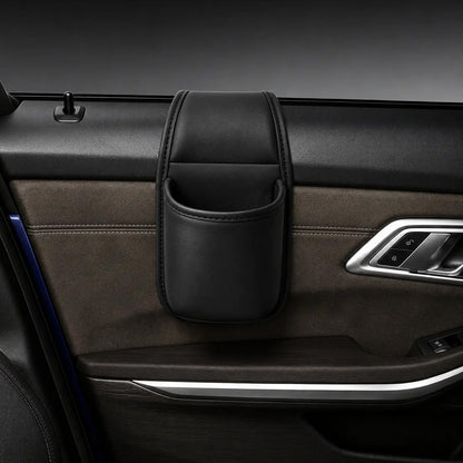 Leather Car Door Storage Pocket