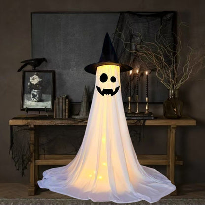 Halloween Lighted Ghost Decor Set