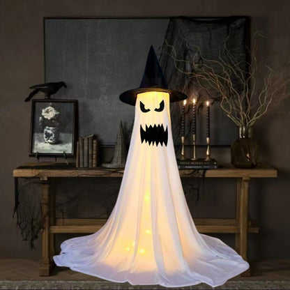 Halloween Lighted Ghost Decor Set