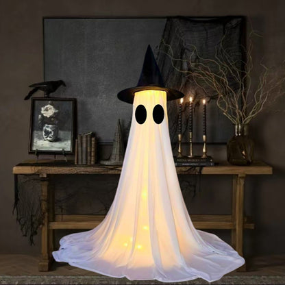 Halloween Lighted Ghost Decor Set