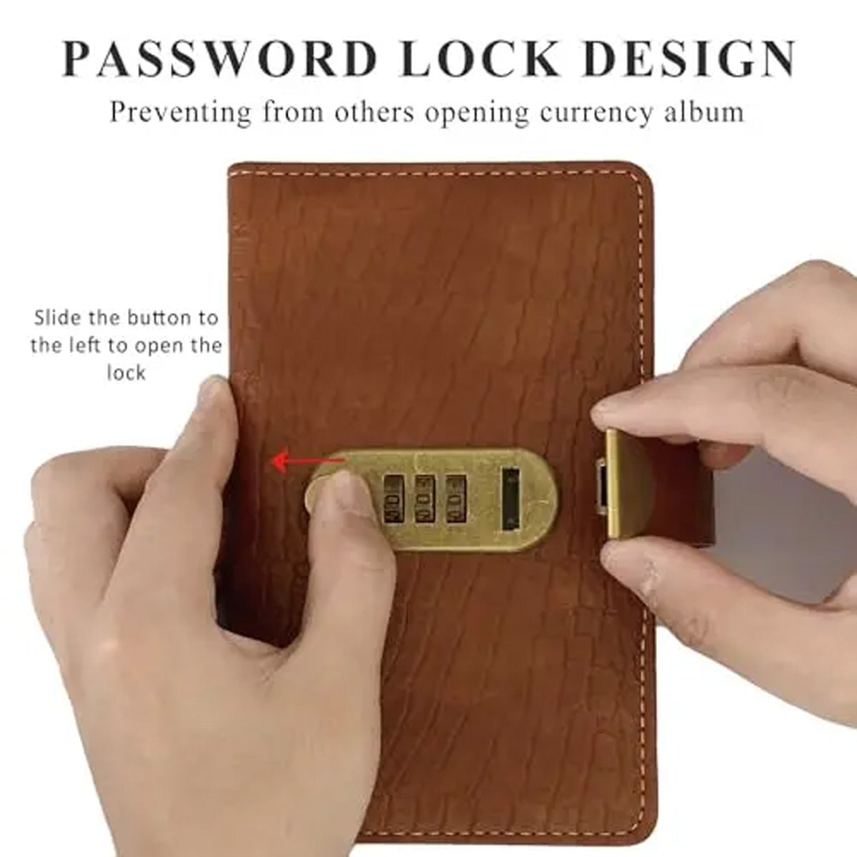 Password Lock Banknote Album