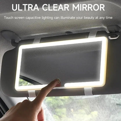 Sun Visor LED Makeup Mirror