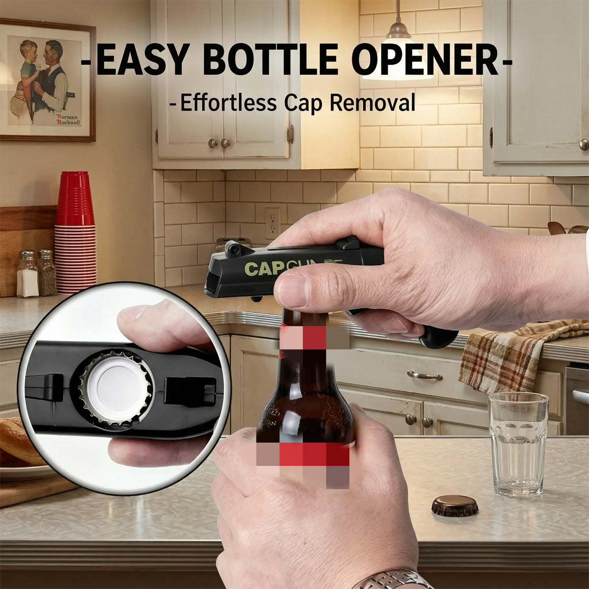 Creative Beer Cap Launcher Opener