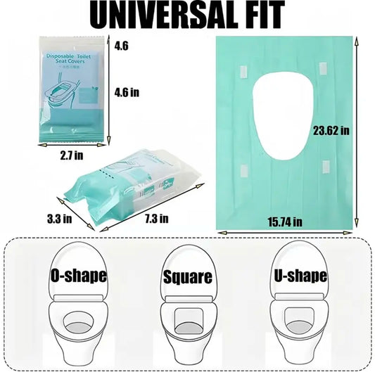 Disposable Waterproof Toilet Seat Covers | 10-50 PCS