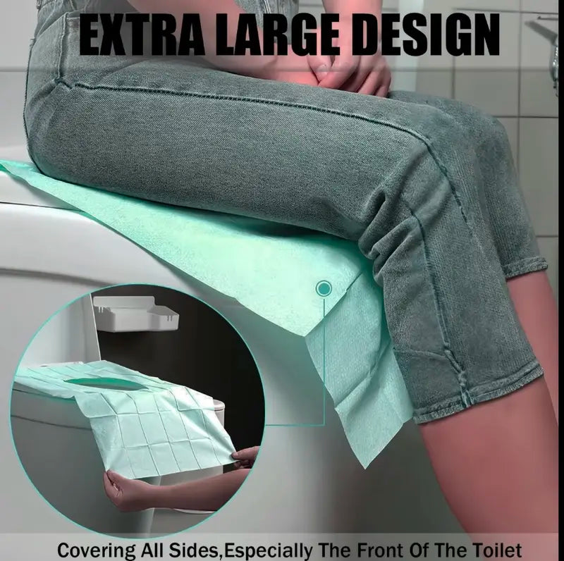 Disposable Waterproof Toilet Seat Covers | 10-50 PCS