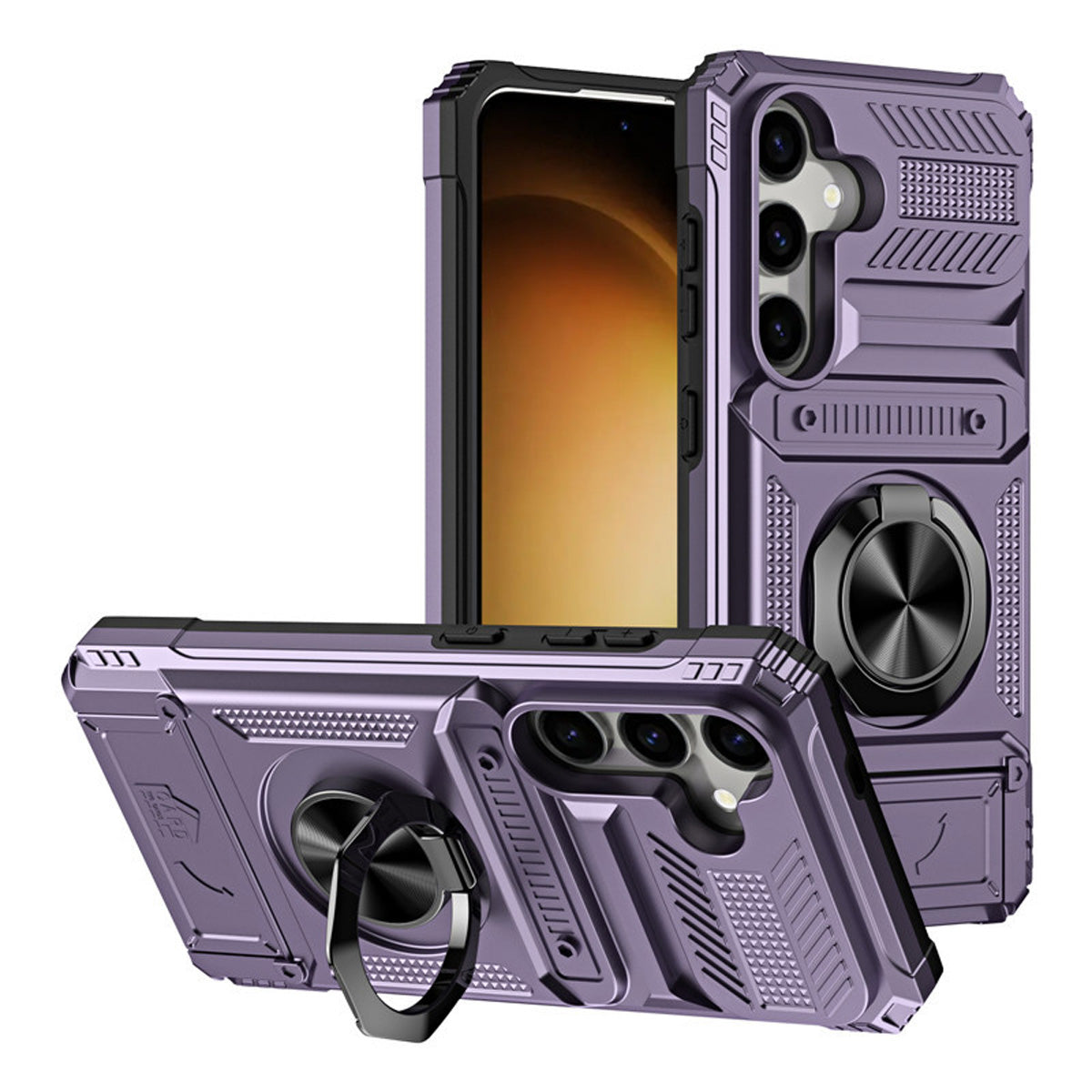 Wallet Phone Case with Ring Stand iPhone