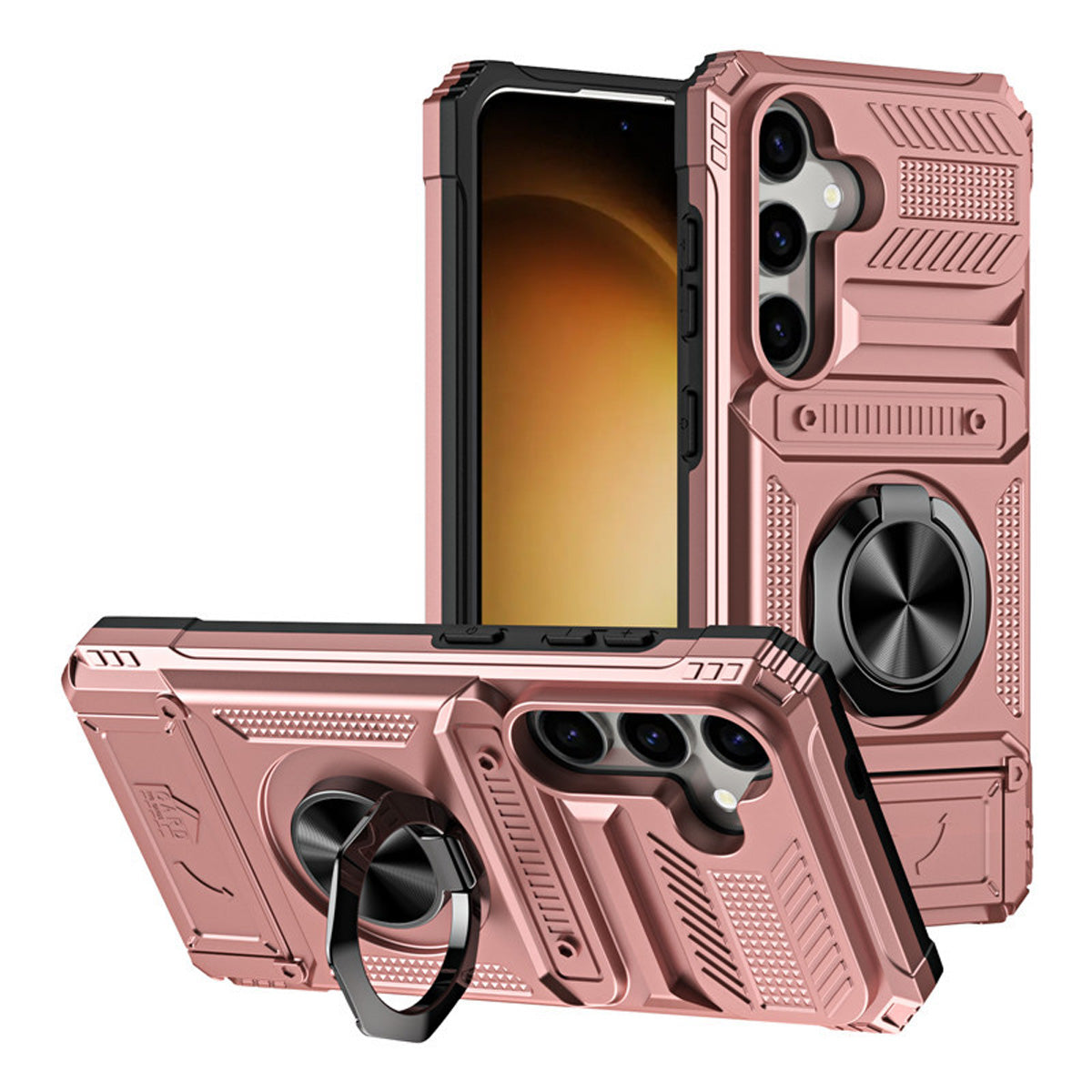 Wallet Phone Case with Ring Stand iPhone