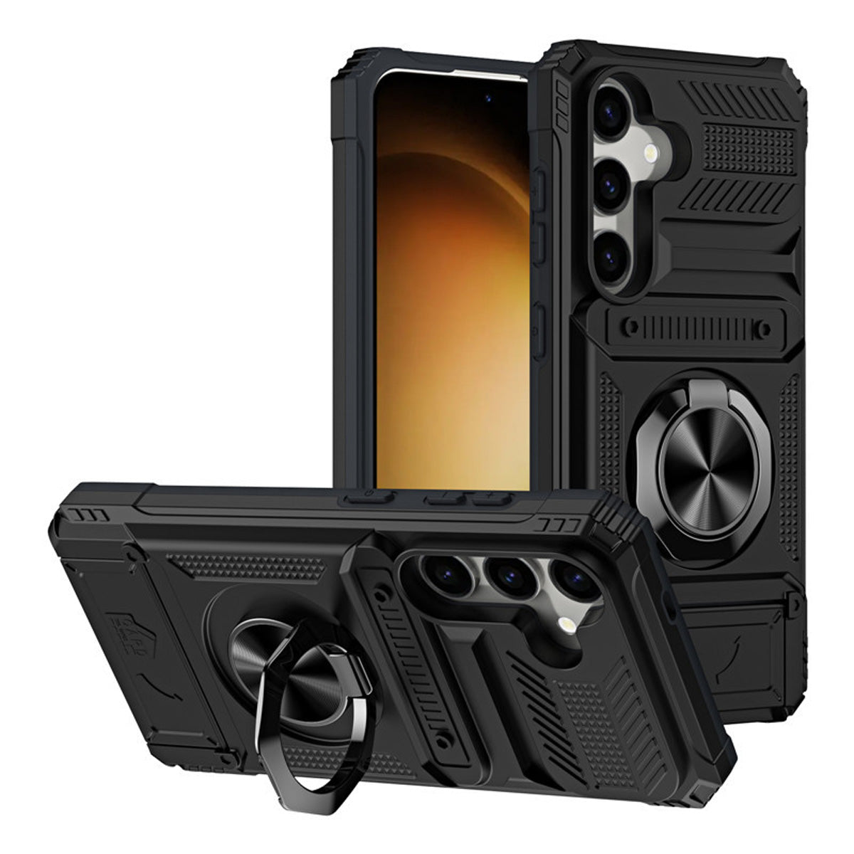 Wallet Phone Case with Ring Stand iPhone