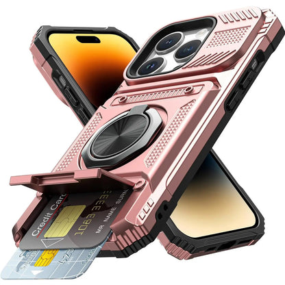 Wallet Phone Case with Ring Stand iPhone