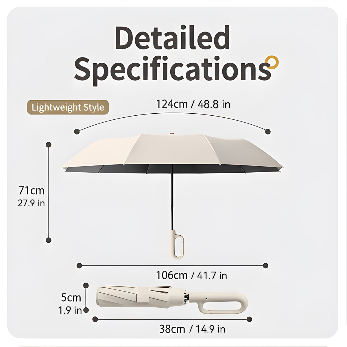 Automatic Folding Windproof Umbrella