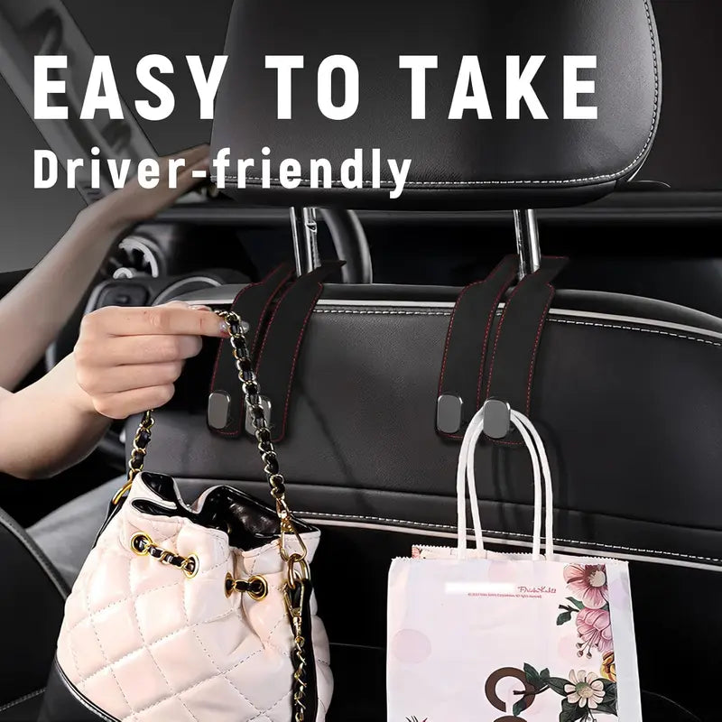 Car Seat Headrest Hooks - 2 Pcs