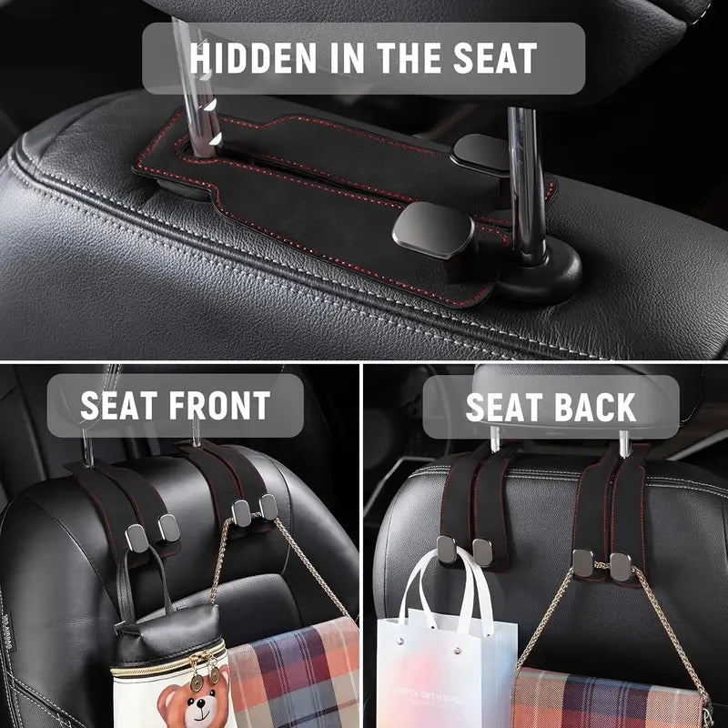 Car Seat Headrest Hooks - 2 Pcs