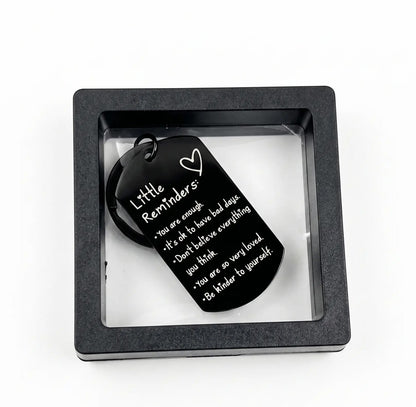 Motivational Keychain with Gift Box