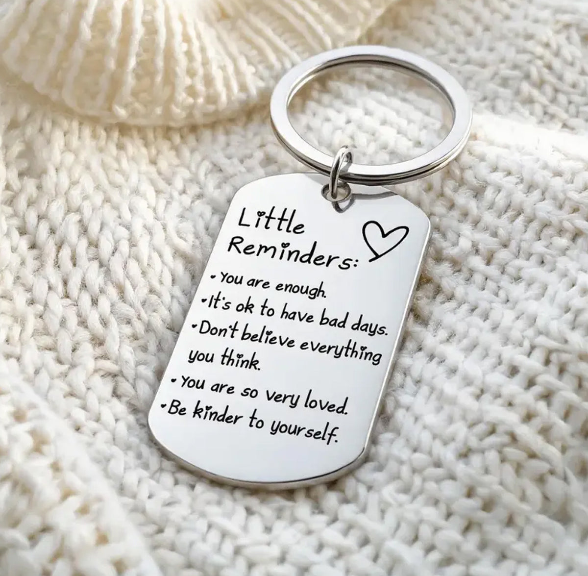 Motivational Keychain with Gift Box