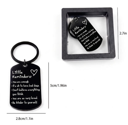 Motivational Keychain with Gift Box