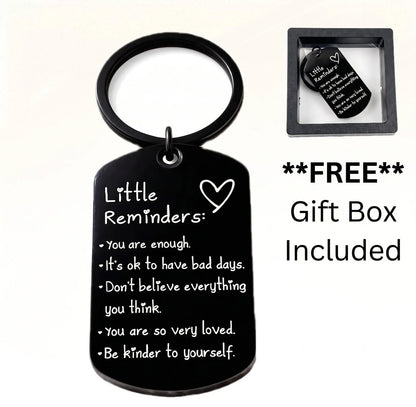 Motivational Keychain with Gift Box