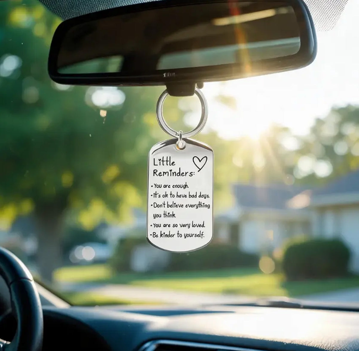 Motivational Keychain with Gift Box
