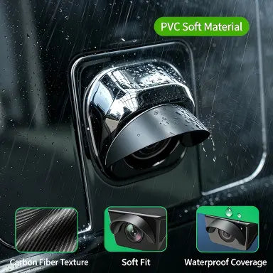 Car Rear-View Camera Rain Shield - 4 Pcs