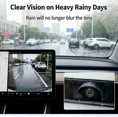 Car Rear-View Camera Rain Shield - 4 Pcs