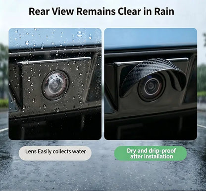 Car Rear-View Camera Rain Shield - 4 Pcs
