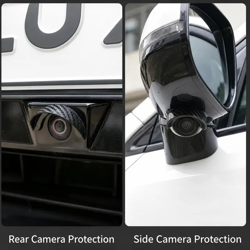 Car Rear-View Camera Rain Shield - 4 Pcs
