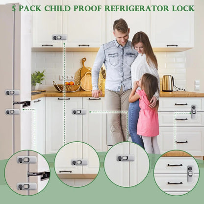 Fridge & Cabinet Child Safety Lock