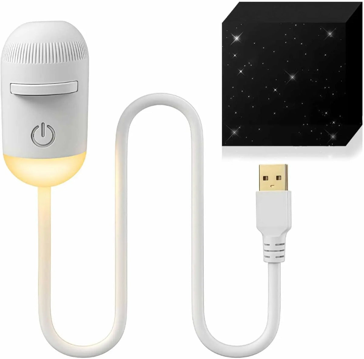 2-in-1 Galaxy Projector Night Light