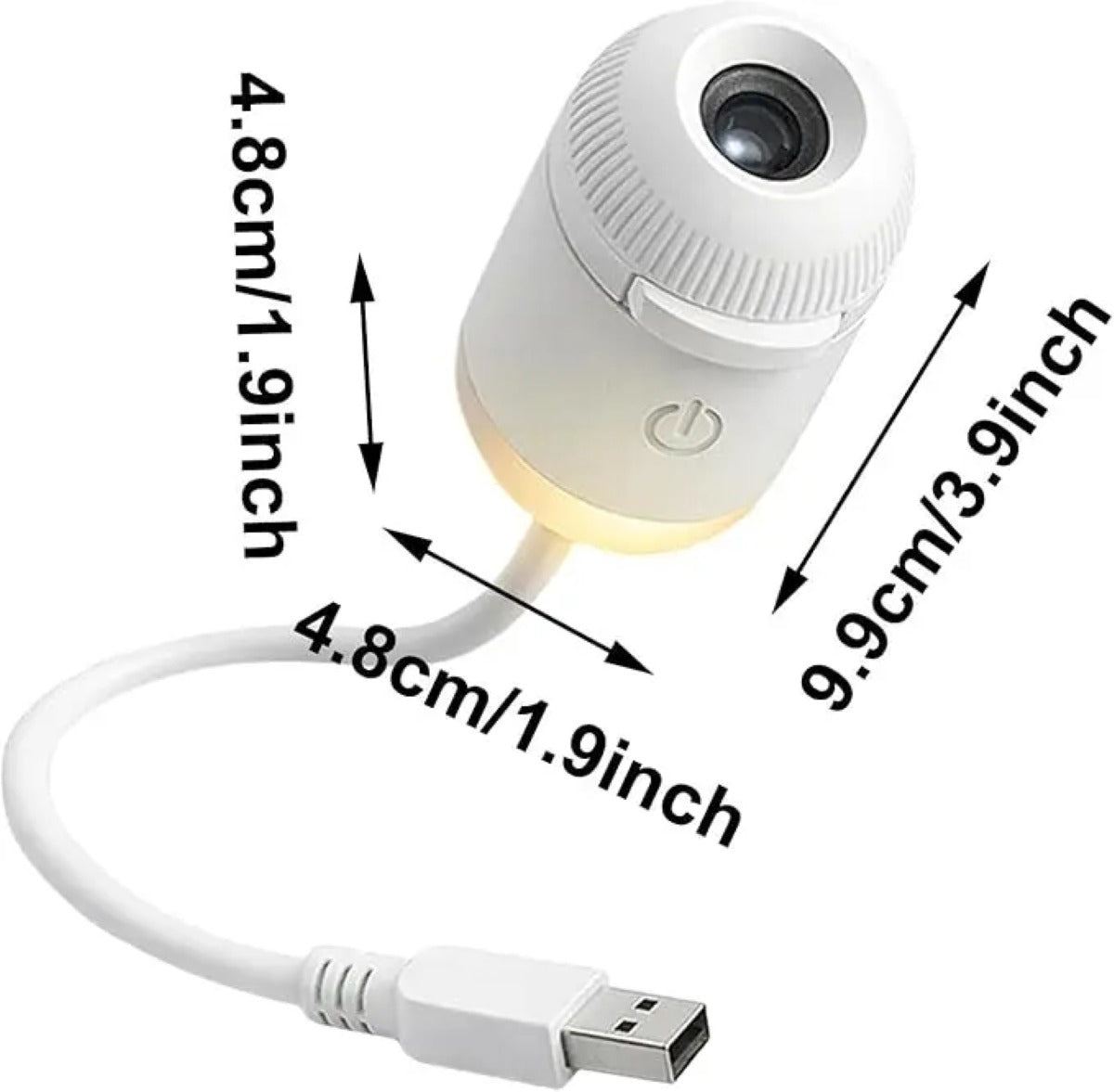 2-in-1 Galaxy Projector Night Light