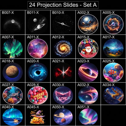 2-in-1 Galaxy Projector Night Light