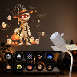 2-in-1 Christmas & Halloween Projector Night Light