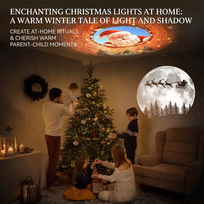 2-in-1 Christmas & Halloween Projector Night Light