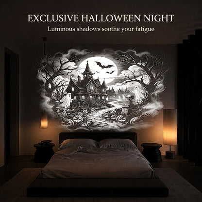 2-in-1 Christmas & Halloween Projector Night Light