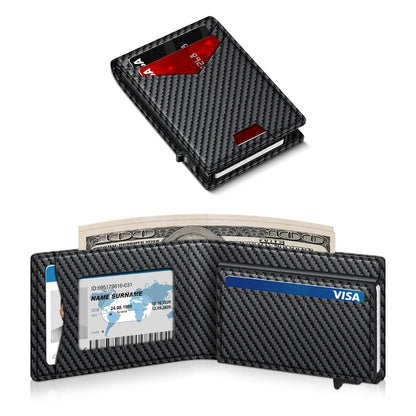 Men's RFID Minimalist Bifold Wallet