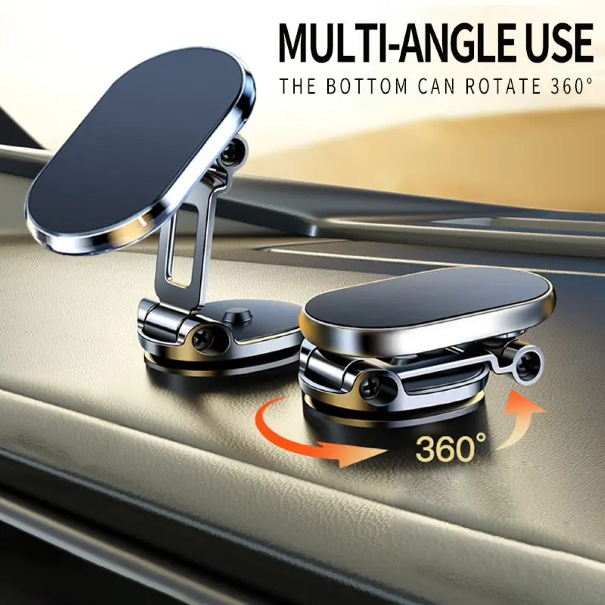 Foldable Magnetic Car Phone Mount