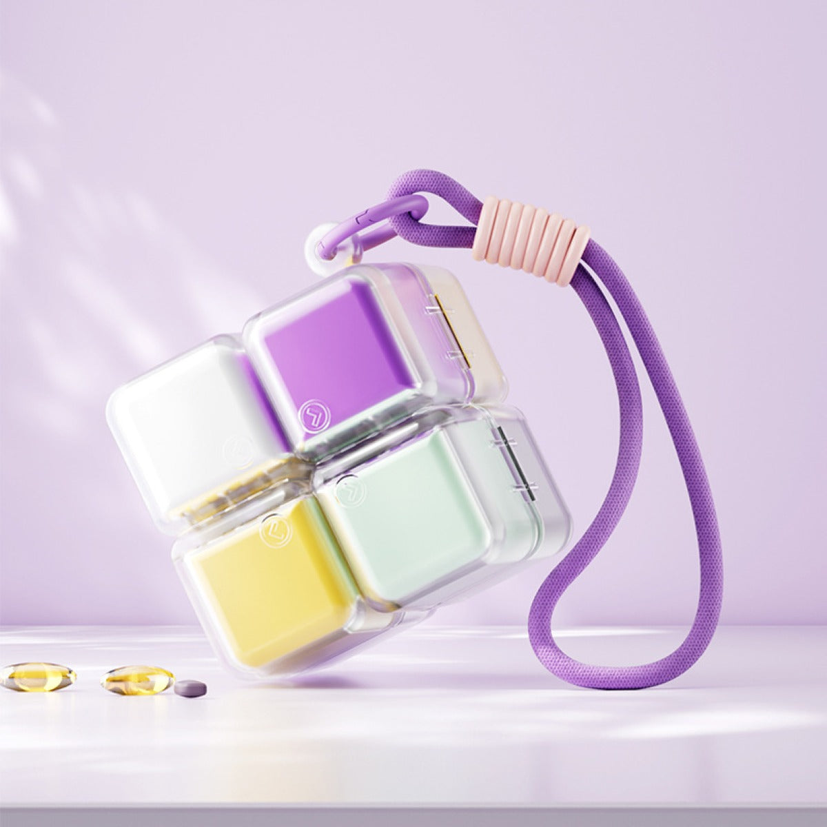 2-in-1 Pill Organizer & Mini Jewelry Box