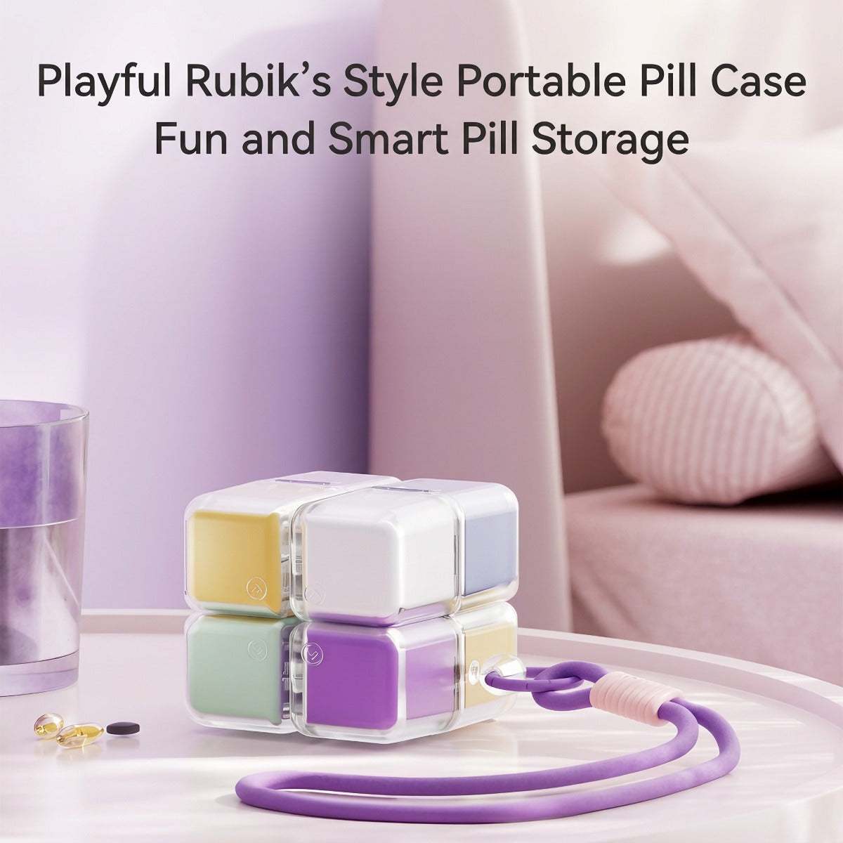 2-in-1 Pill Organizer & Mini Jewelry Box