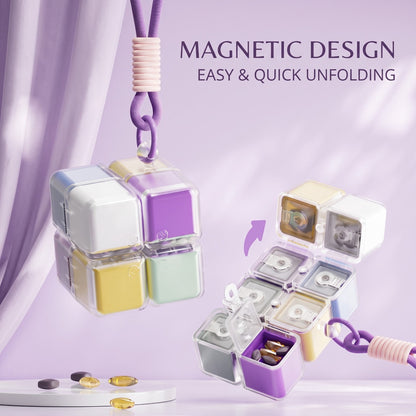2-in-1 Pill Organizer & Mini Jewelry Box
