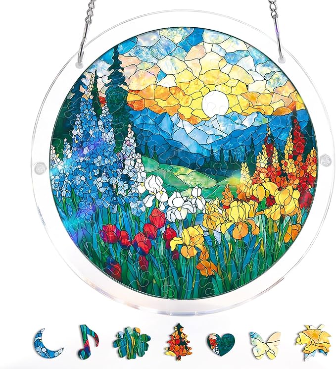 Acrylic Puzzle Suncatcher
