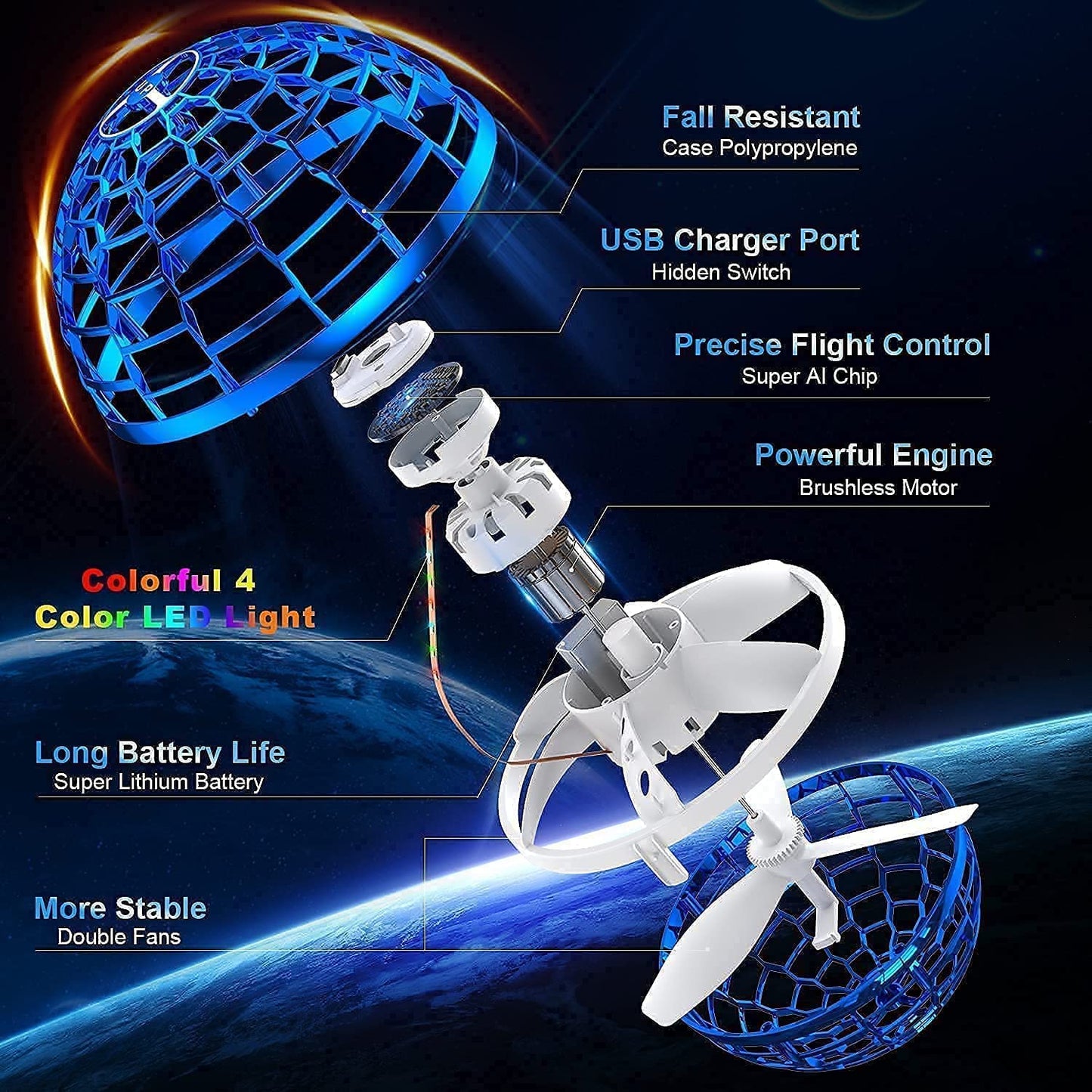 Galaxy Flying Magic Orb