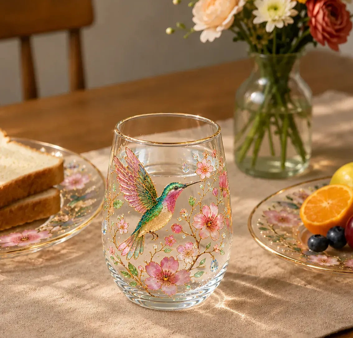 Garden Bliss Glass Cups