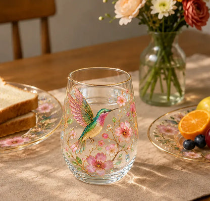 Garden Bliss Glass Cups