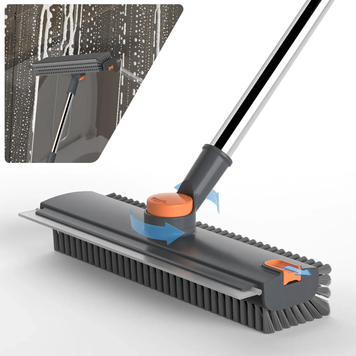 Heavy-Duty Floor Scrub Brush Powerful Deep Cleaning for Stubborn Dirt, Tile & Grout
