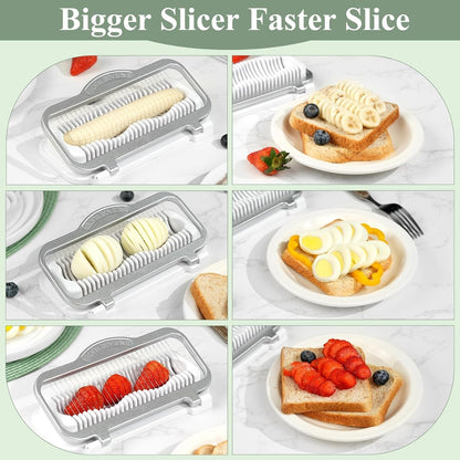 Multi-purpose Slicer for Hard Boiled Eggs and Banana