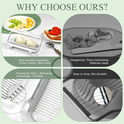 Multi-purpose Slicer for Hard Boiled Eggs and Banana